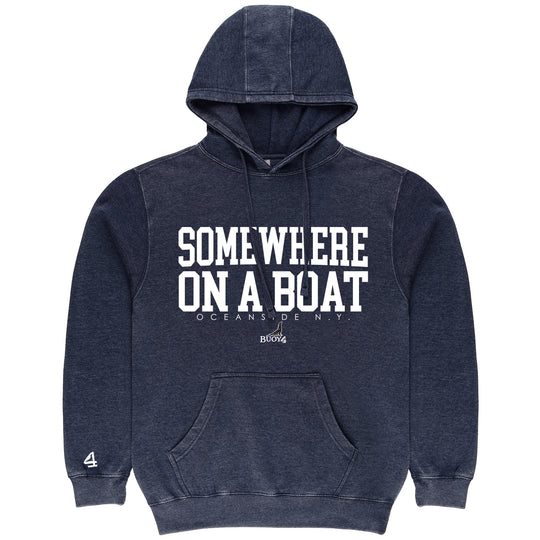 Buoy 4 Somewhere on a Boat vintage Hoodie