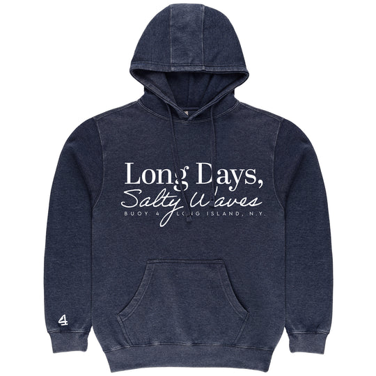Buoy 4 Long Days Salty Waves Vintage Hoodie
