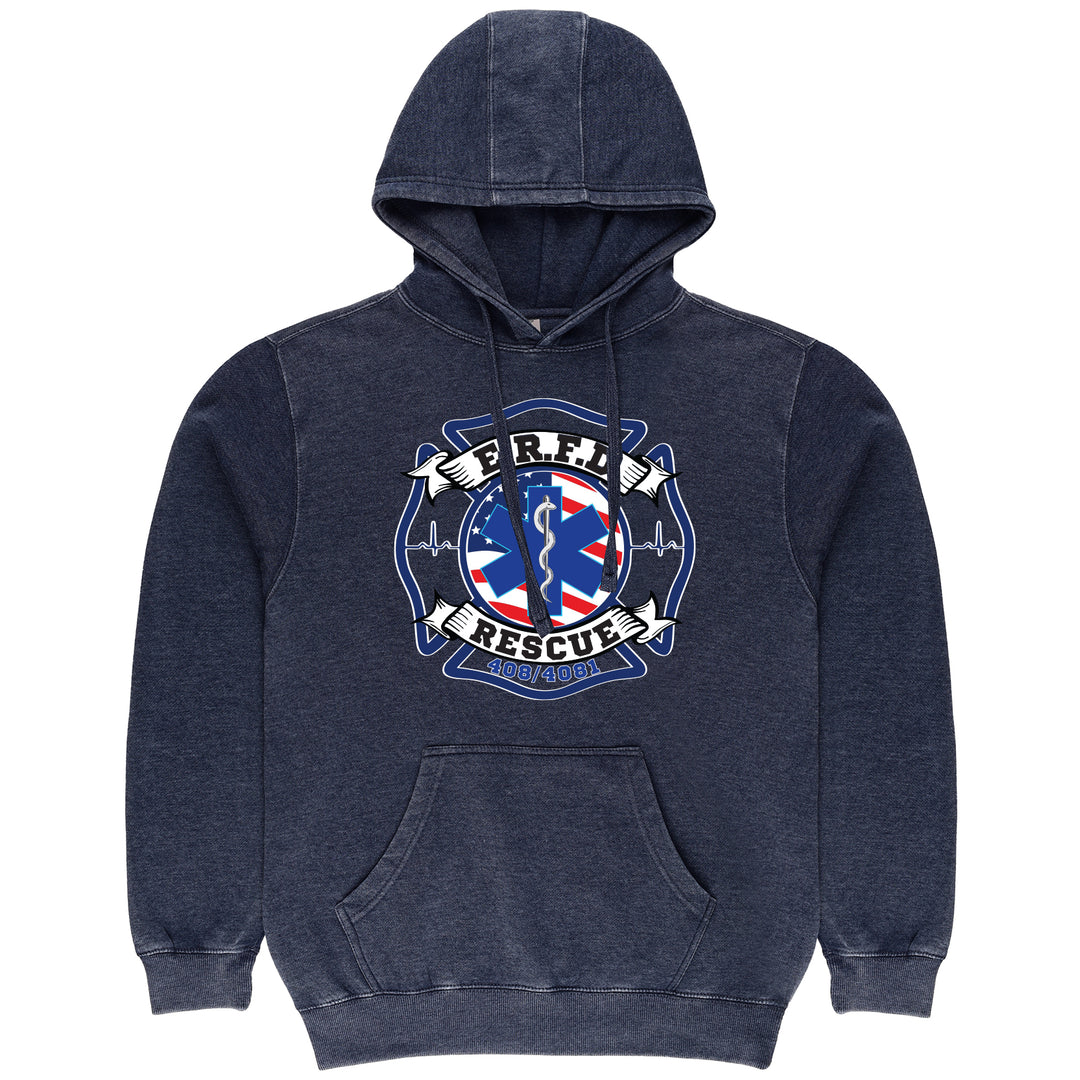 E.R.F.D. RESCUE VINTAGE HOODIE
