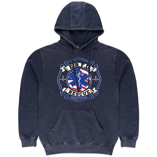 E.R.F.D. RESCUE VINTAGE HOODIE