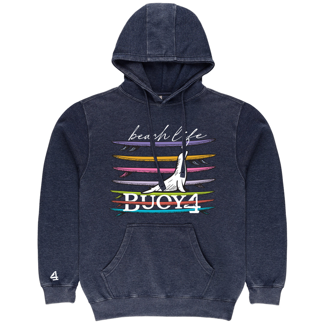 Buoy 4 Beach Life Vintage Hoodie