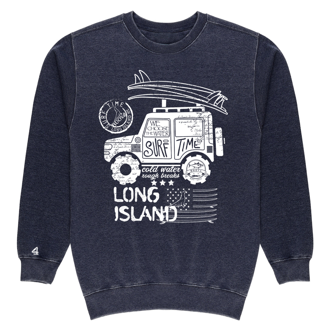 Buoy 4 Long Island Surf Vintage Crewneck