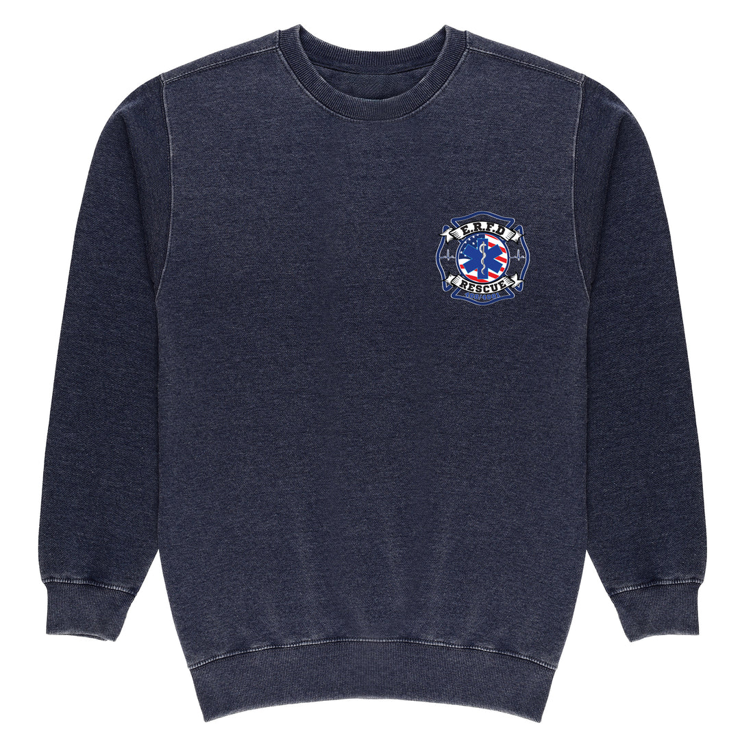 E.R.F.D. RESCUE VINTAGE CREWNECK