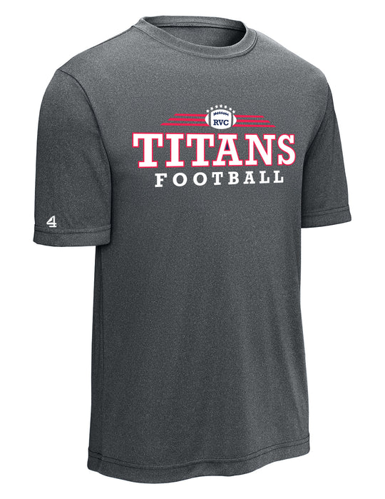 Titans Gameday 2 Short Sleeve Moisture Wicking Performance T Shirt Youth & Adult Size