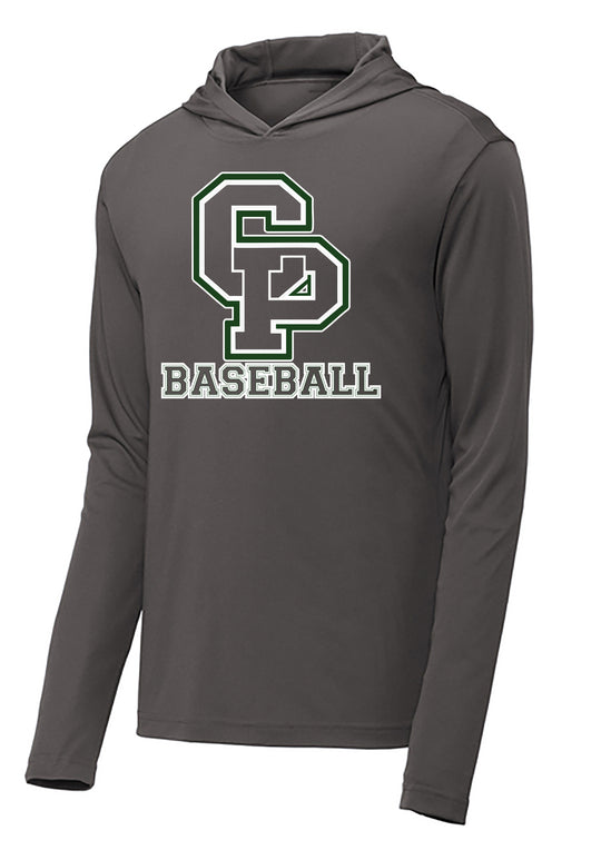 CARLE PLACE BASEBALL Performance Long Sleeve hooded Shirt