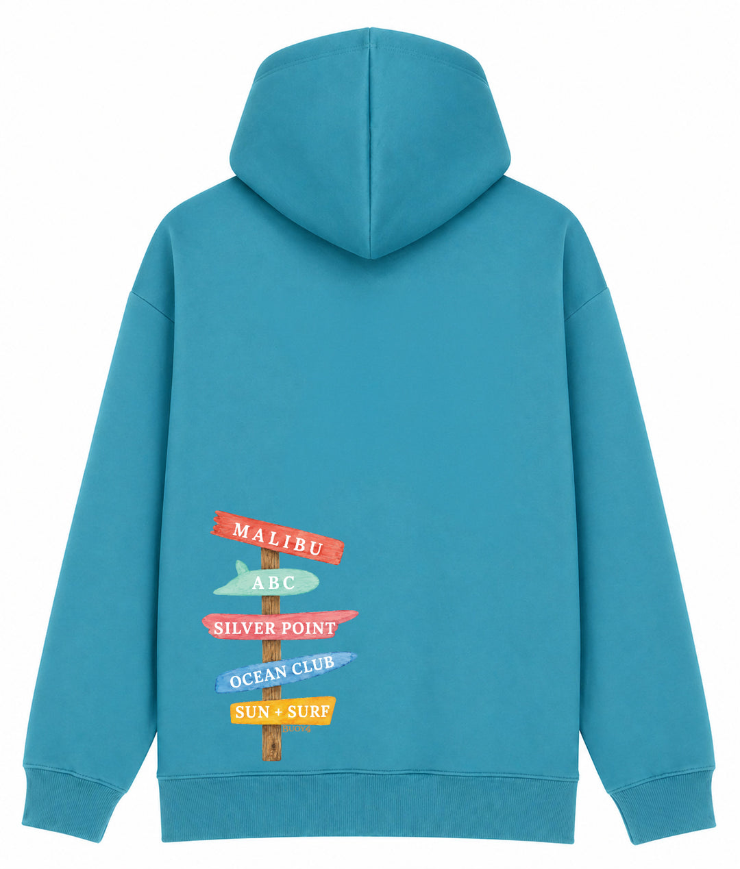 Buoy4 Welcome to Atlantic BEACH NY Oversized hoodie