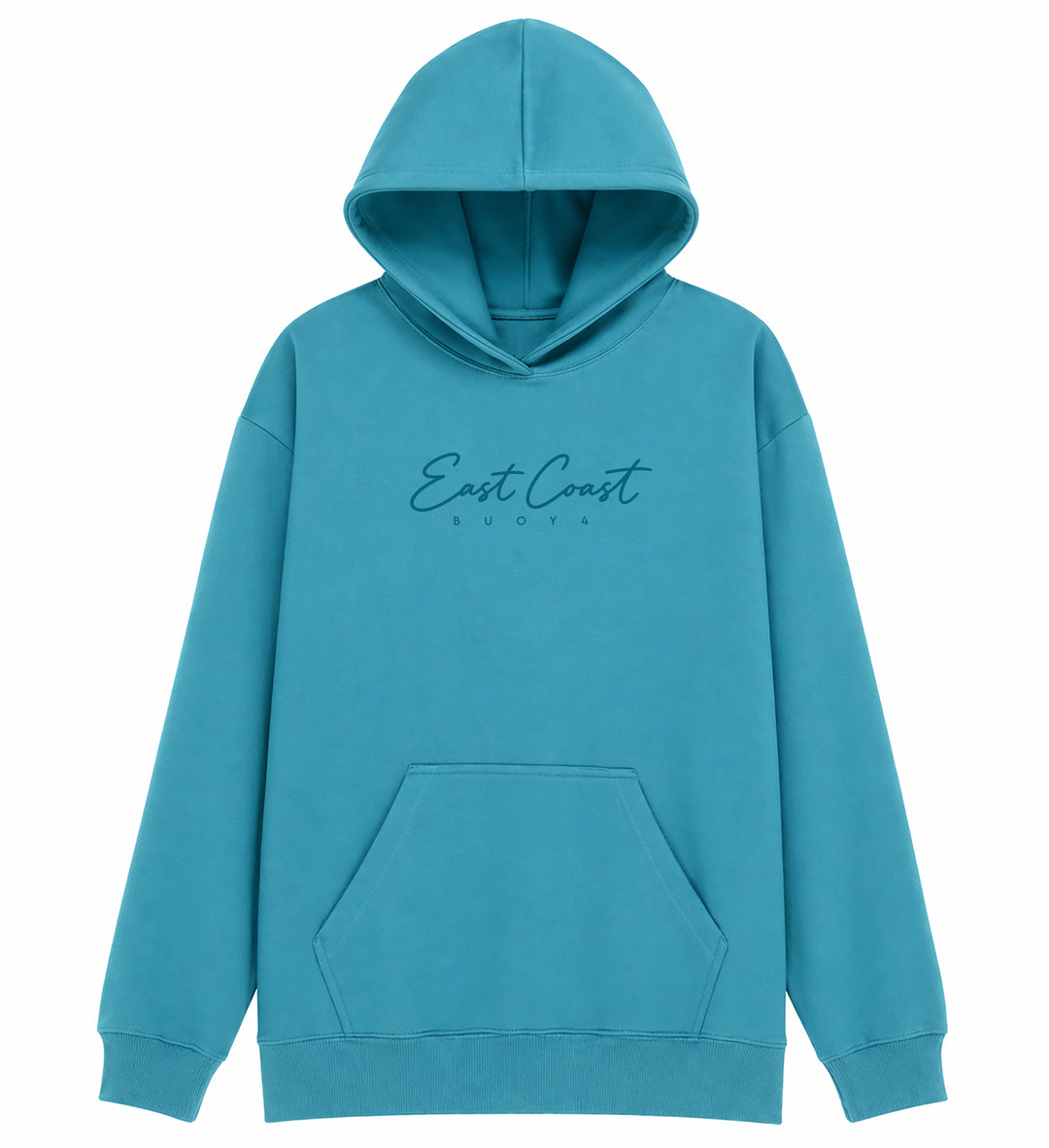 Buoy 4 East Coast Embroidered Women's Oversized Hoodie