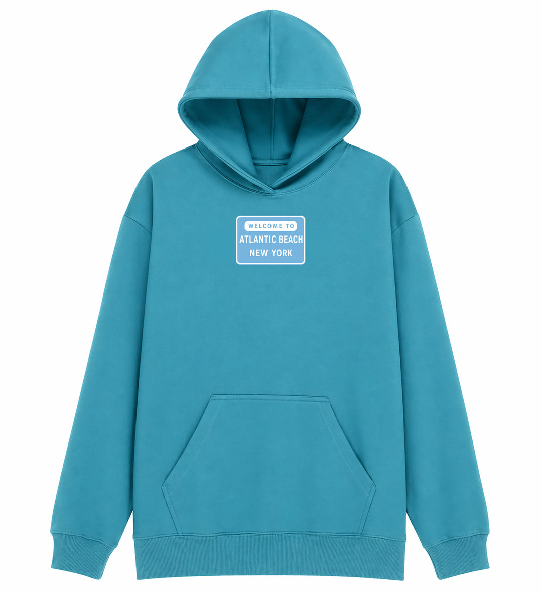 Buoy4 Welcome to Atlantic BEACH NY Oversized hoodie