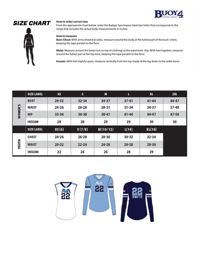 AVA Atlantic Volleyball Academy Uniform