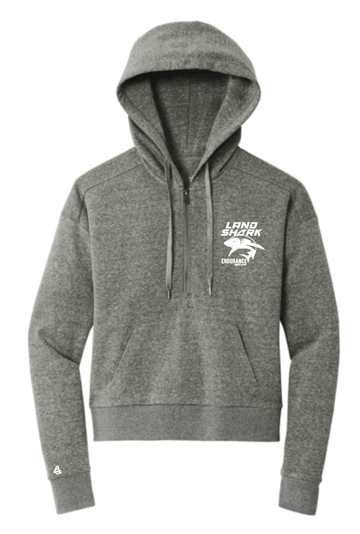 LAND SHARK ENDURANCE Women's fleece 1/2 zip Hoodie