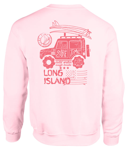 Buoy 4 Long Island Surf Crewneck Sweatshirt