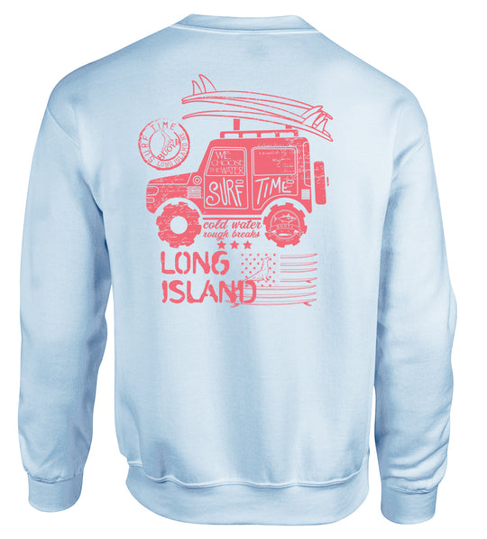 Buoy 4 Long Island Surf Crewneck Sweatshirt
