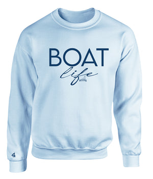 Buo4 Boat Life Crewneck Sweatshirt