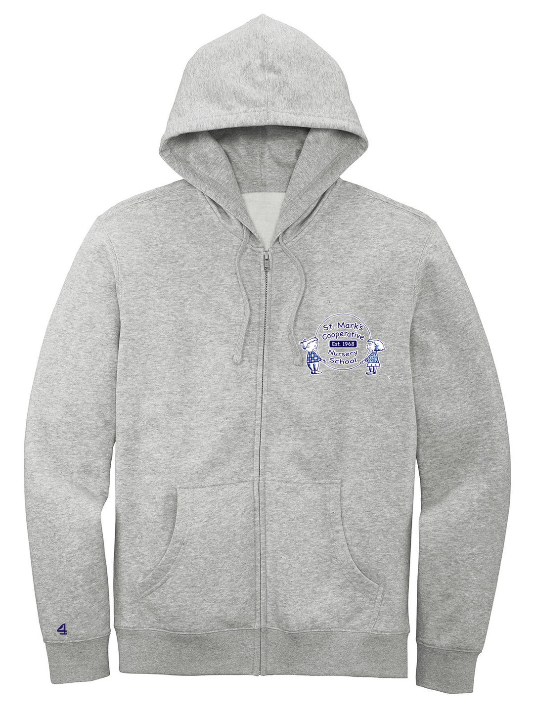 St. Mark's Nursery School Adult Full zip Hoodie
