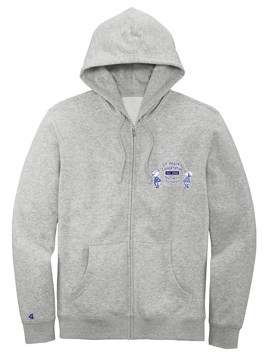 St. Mark's Nursery School Adult Full zip Hoodie
