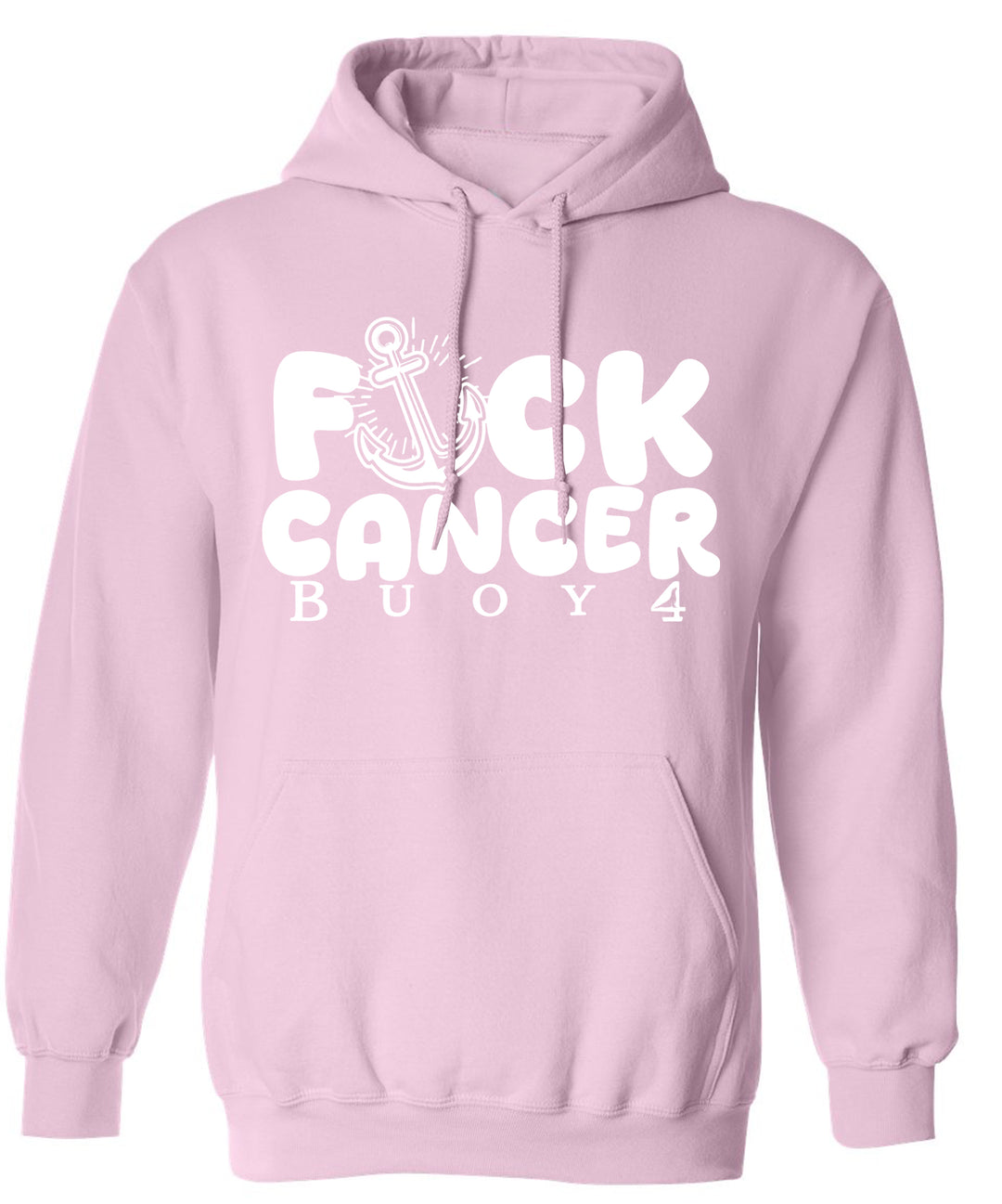 BUOY 4 F CANCER ANCHOR HOODIE