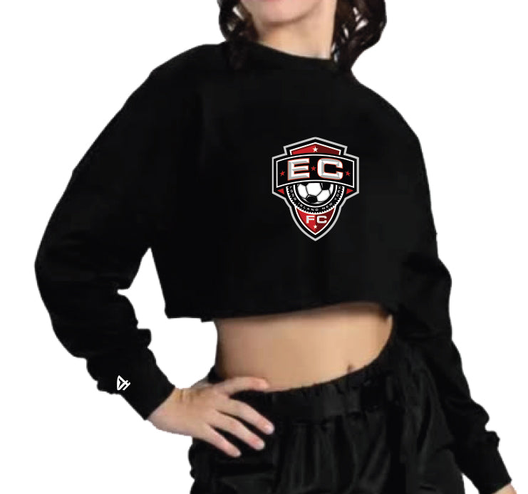 East Coast Soccer Youth Mid-Cropped Long Sleeve T-Shirt