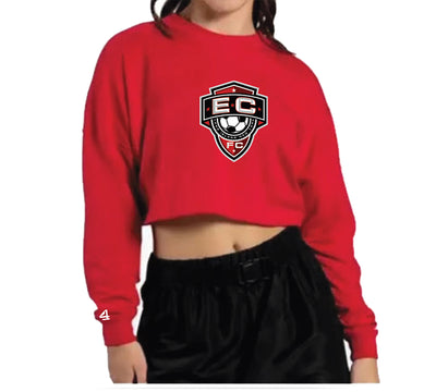 East Coast Soccer Youth Mid-Cropped Long Sleeve T-Shirt