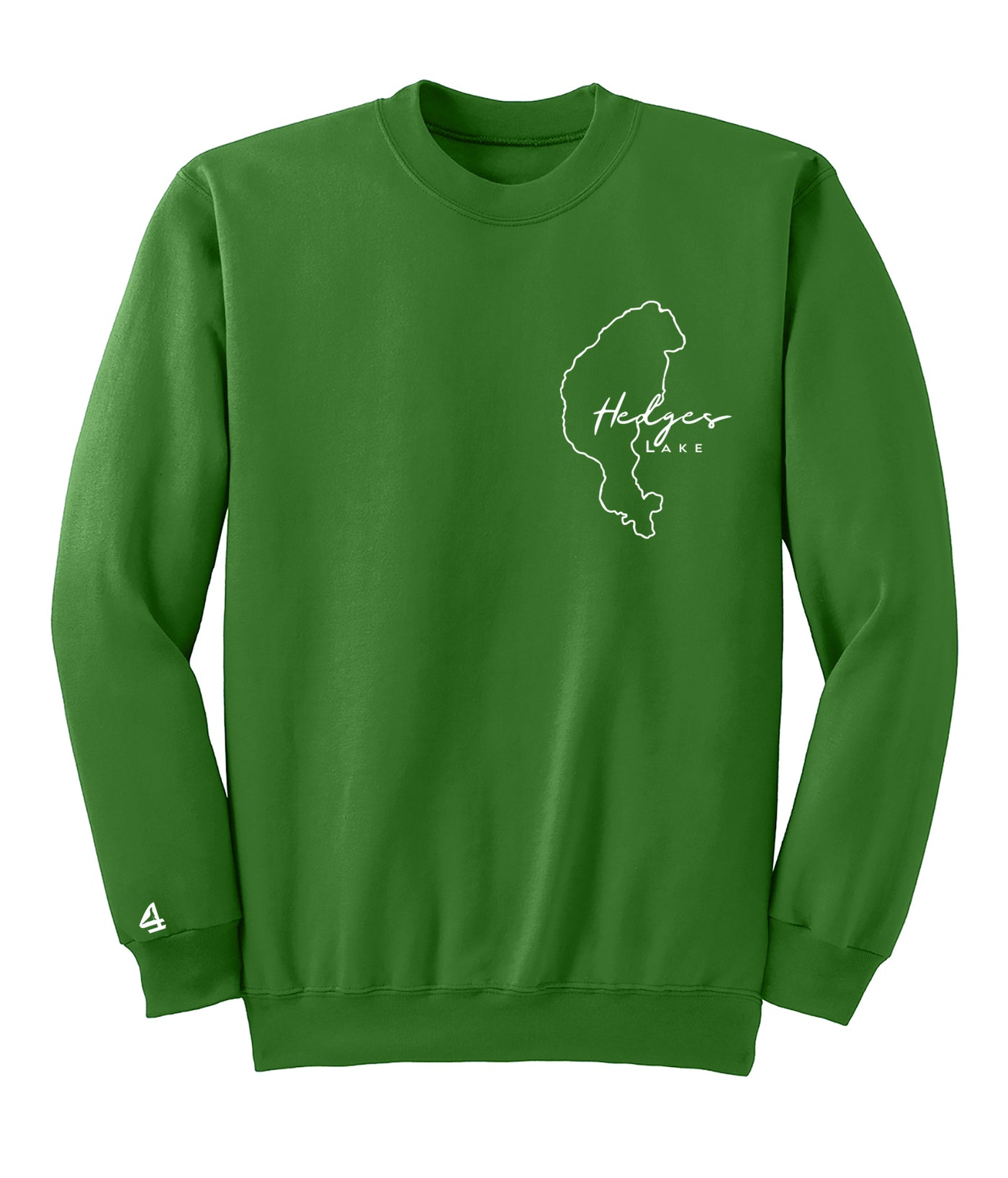 Hedges Lake Map Crewneck Sweatshirt