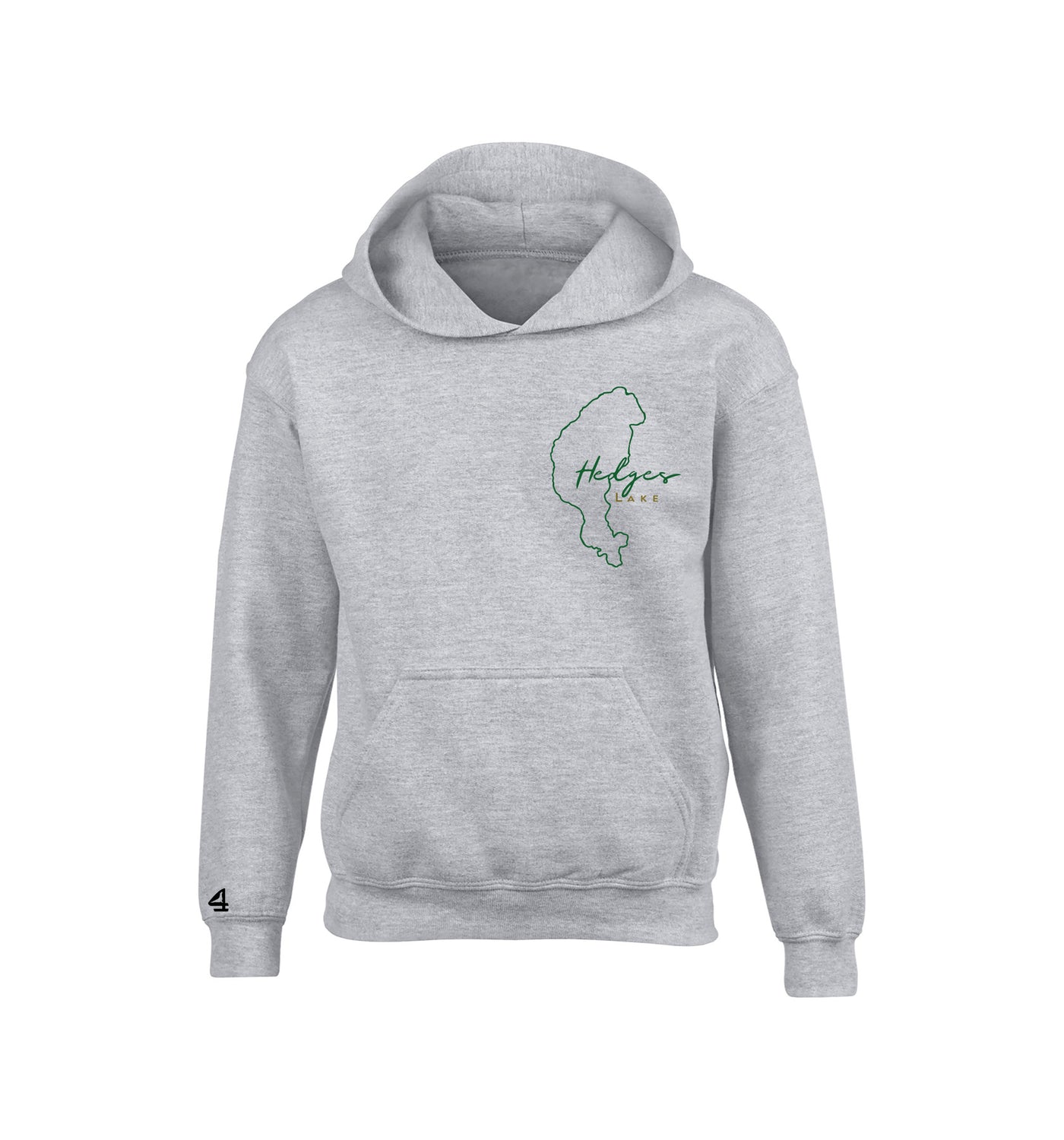 Hedges Lake Map Hoodie