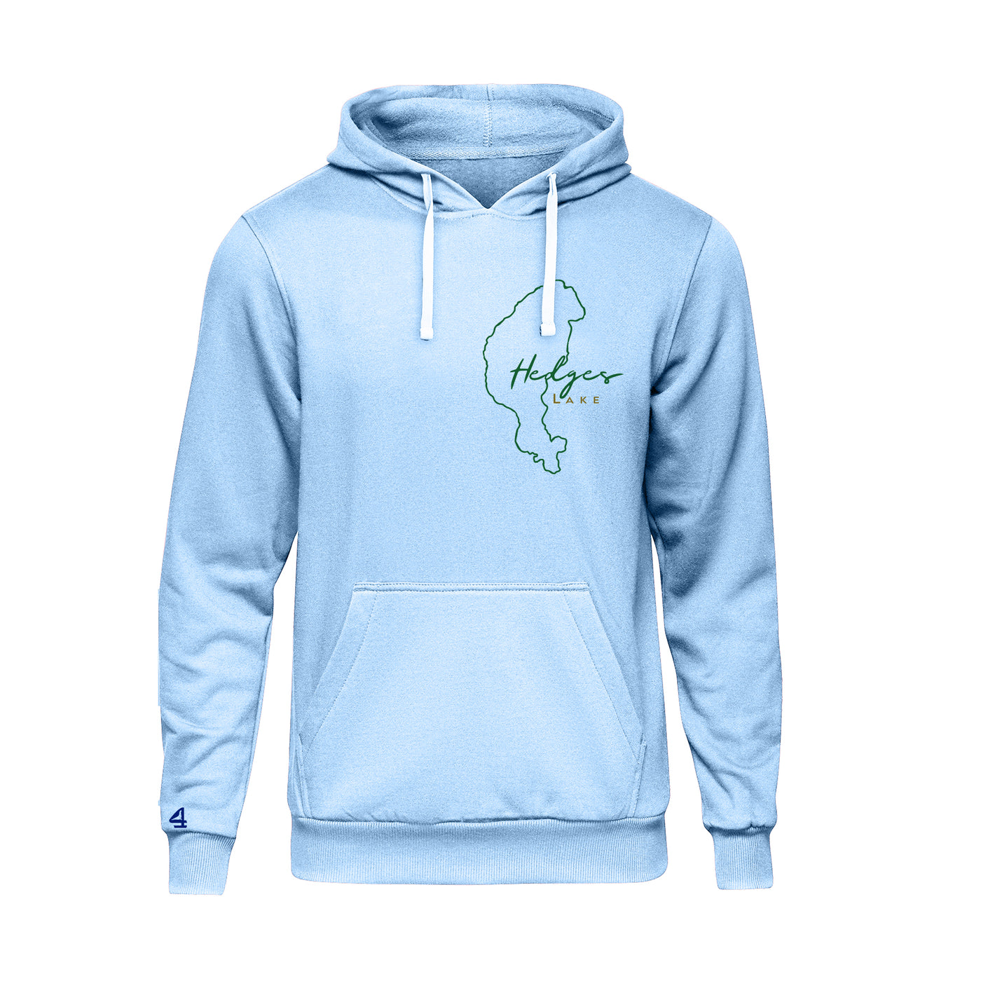 Hedges Lake Map Hoodie