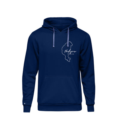 Hedges Lake Map Hoodie