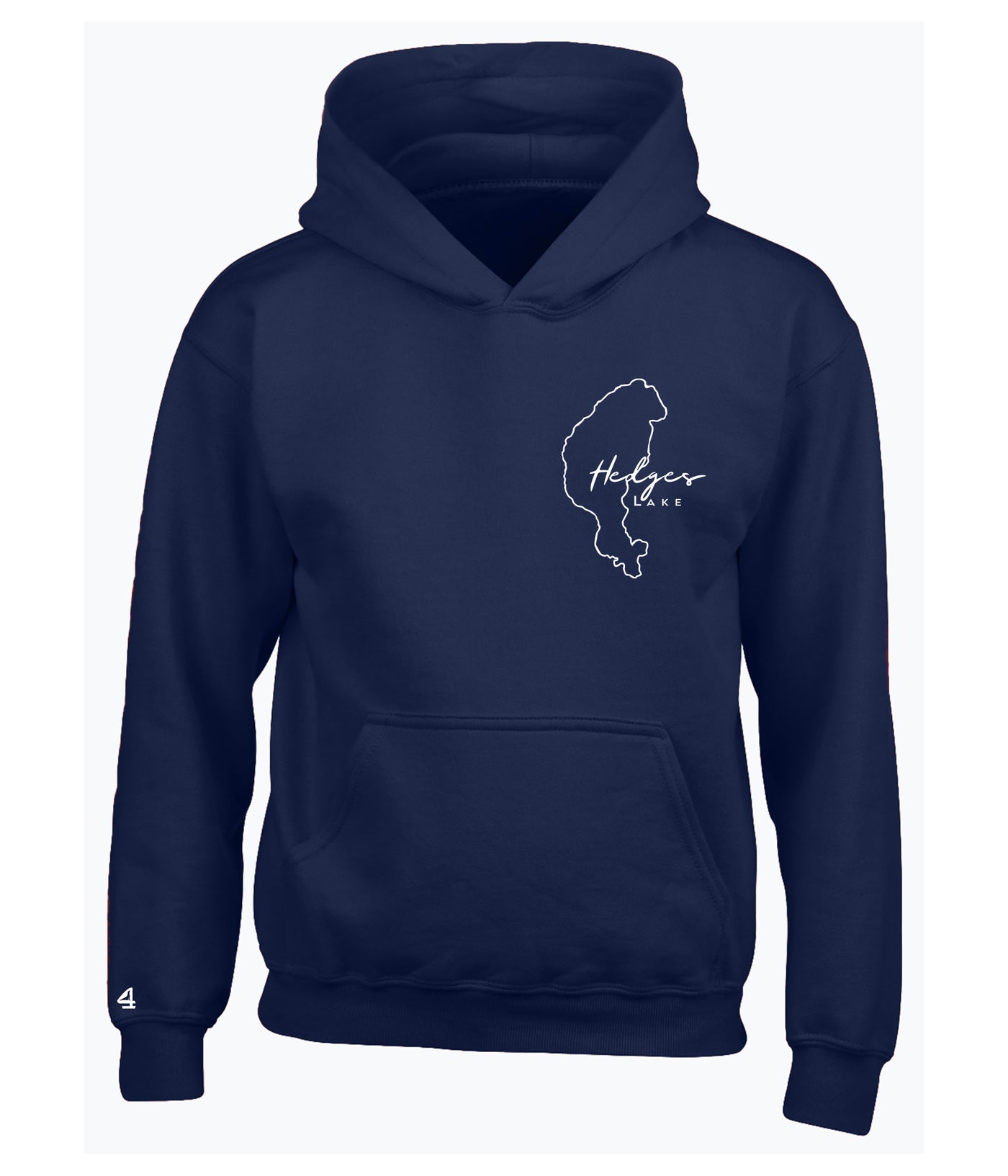 Hedges Lake Map Hoodie