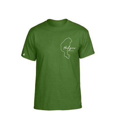 Hedges Lake Map tshirt