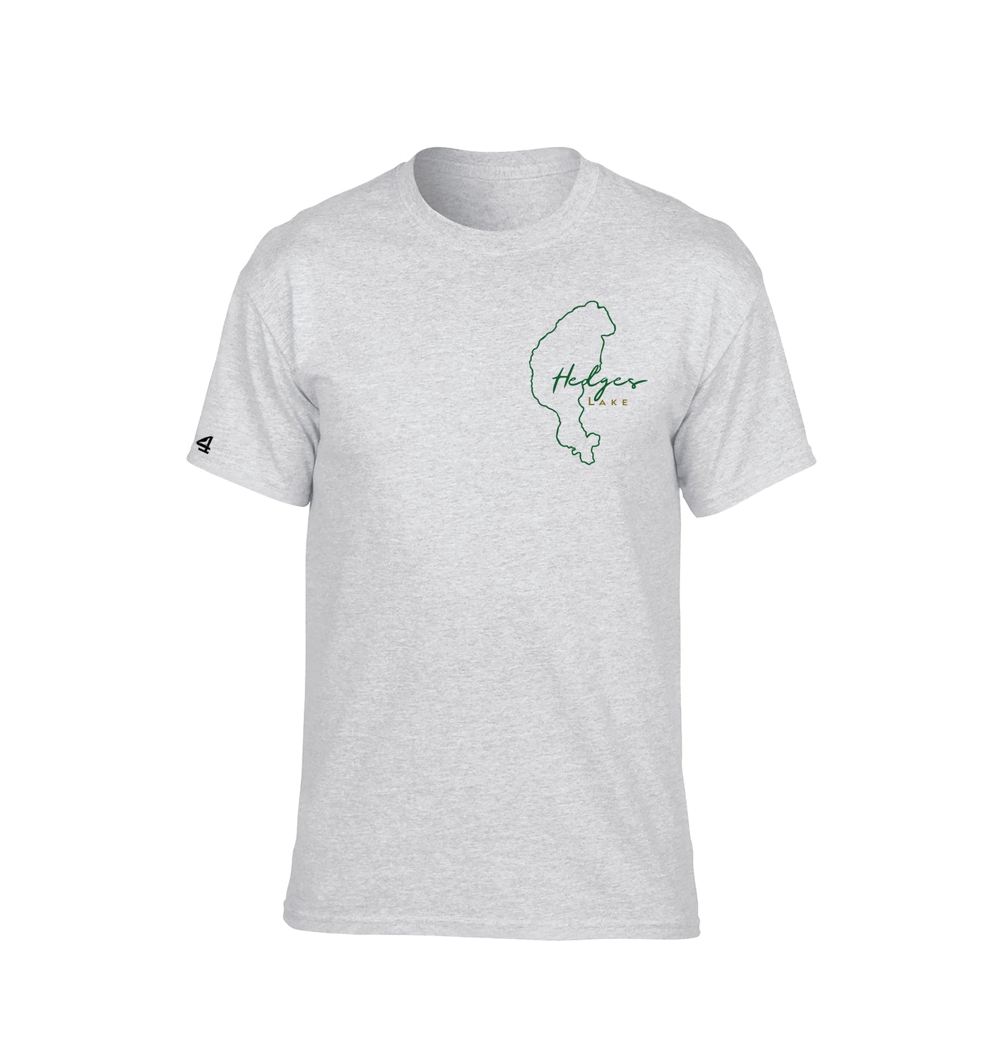 Hedges Lake Map tshirt