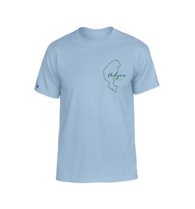 Hedges Lake Map tshirt