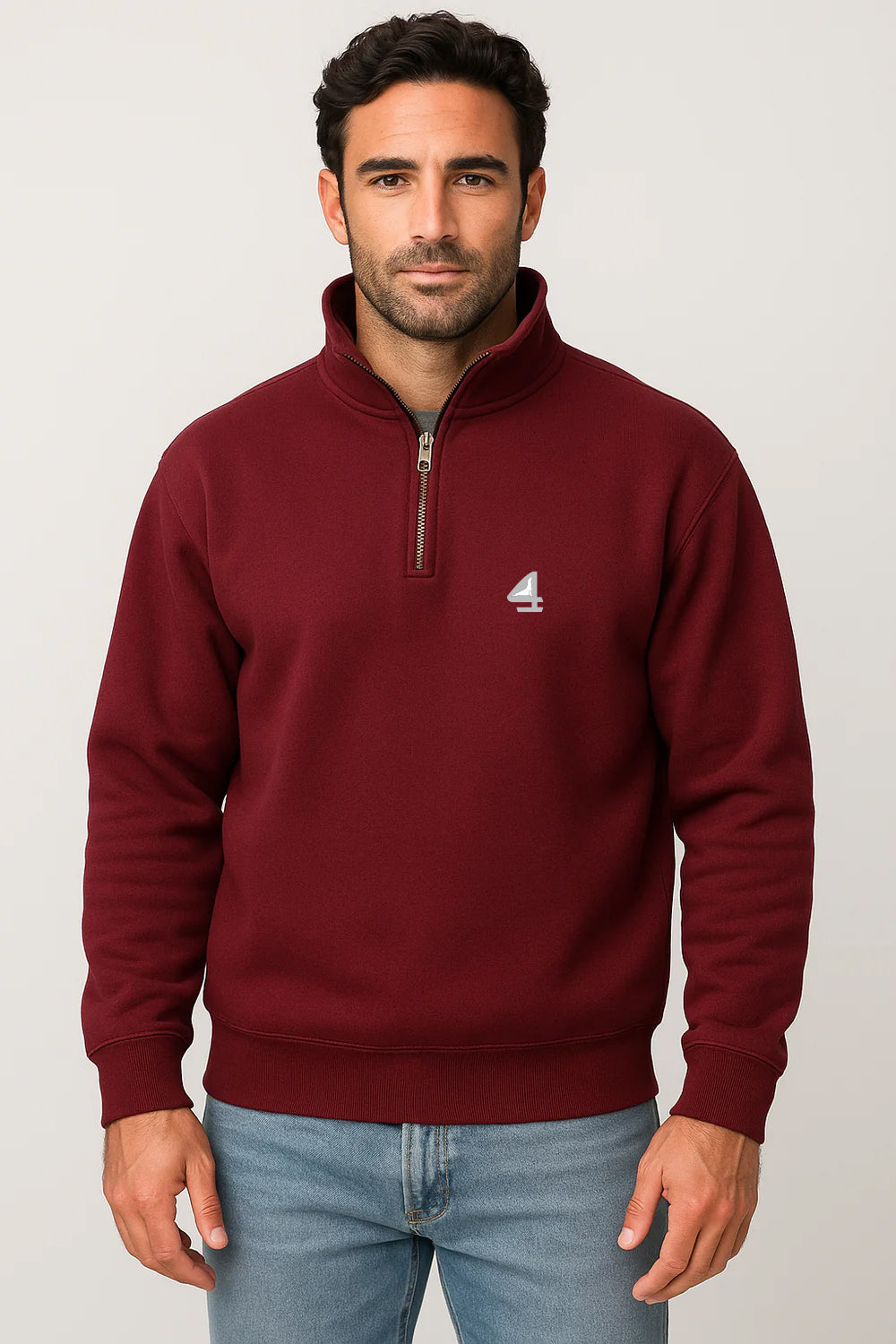 The Islander - 1/4 Zip Fleece Blend - Navy