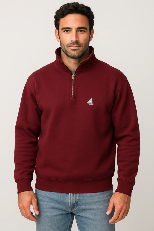 The Islander - 1/4 Zip Fleece Blend - Navy