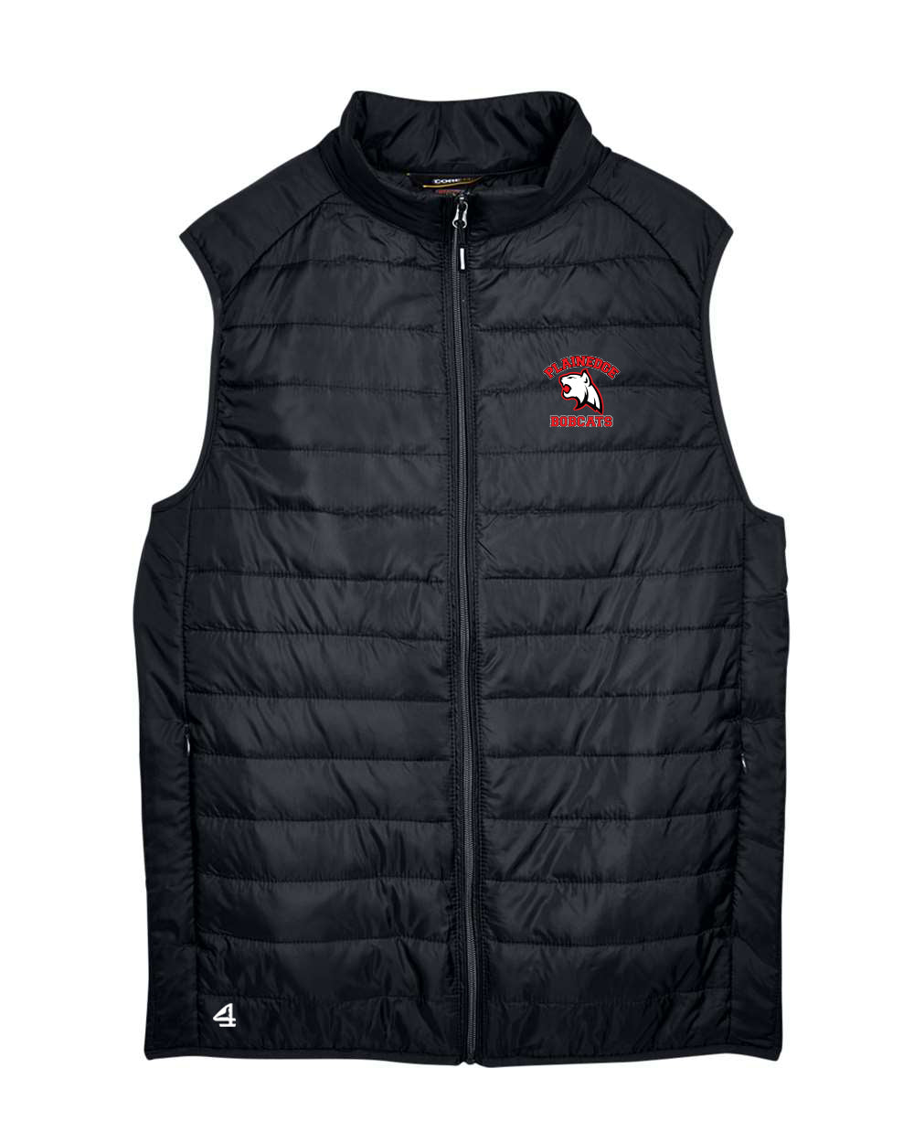 PLAINEDGE BOBCATS EMBROIDERED Men's Packable Puffer Vest