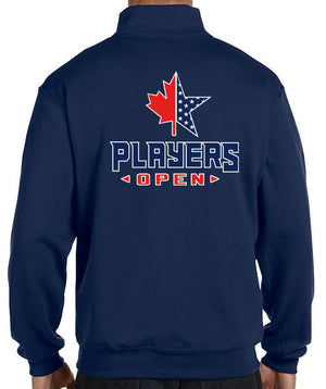 Open Series Players Embroidered and printed 1/4 Zip