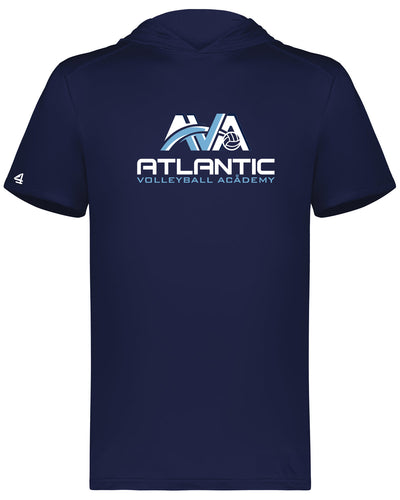 AVA Atlantic Volleyball Academy Hooded Performance Short Sleeve Shirt