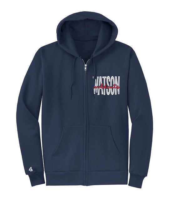 WATSON ELEMENTARY WILDCATS Spirit Full Zip