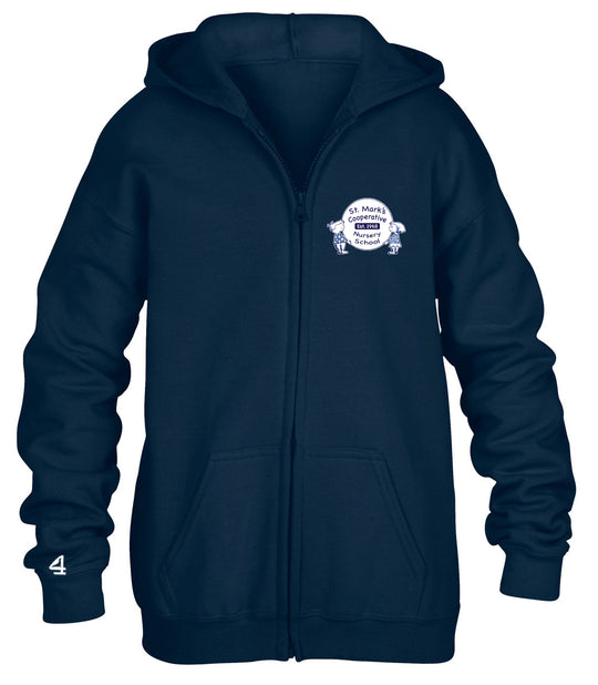 St. Mark's Nursery School Youth Full zip Hoodie