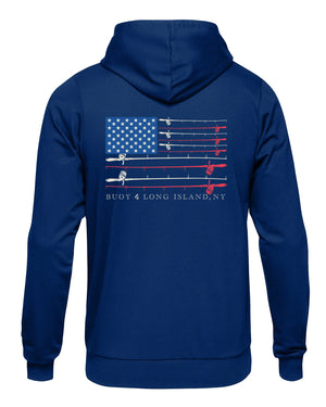 Buoy4 Fishing Flag Hoodie