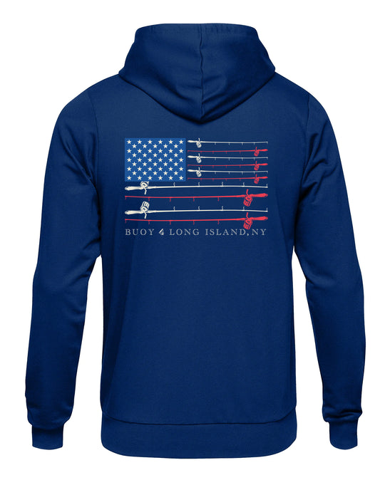 Buoy 4 FIshing Flag Hoodie