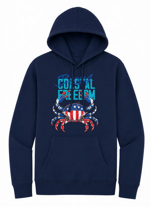 Buoy4 The USA Blue Crab Hoodie