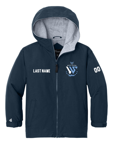 Winter Soldiers Igloo Youth Lacrosse Full-Zip Embroidered hooded Jacket