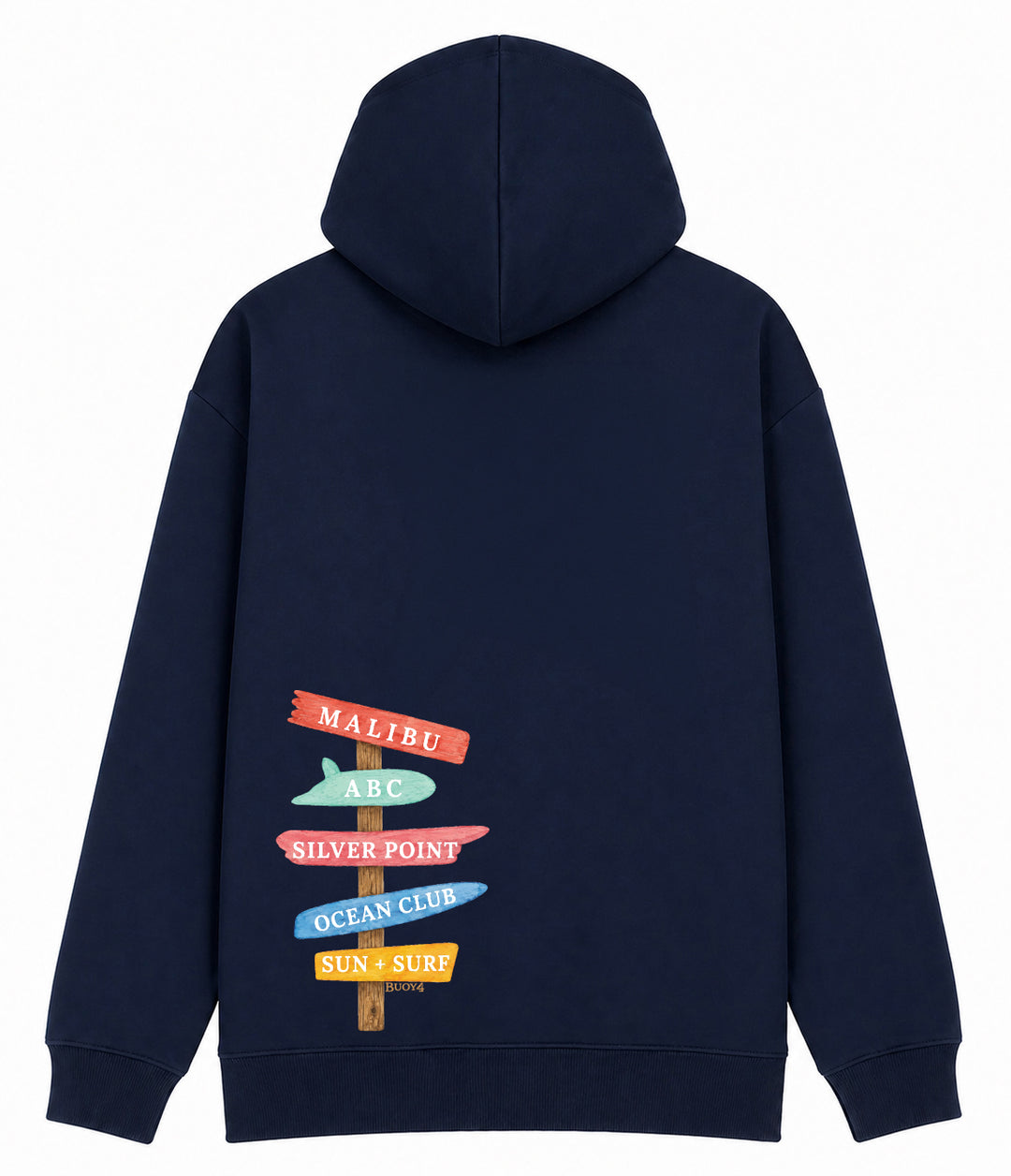 Buoy4 Welcome to Atlantic BEACH NY Oversized hoodie