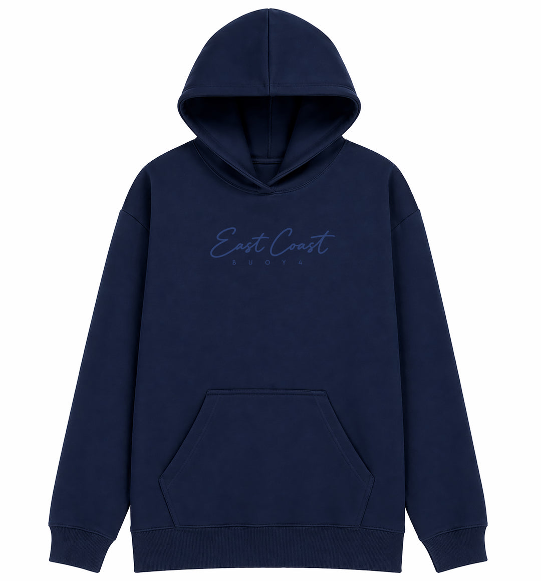Buoy 4 East Coast Embroidered Women's Oversized Hoodie