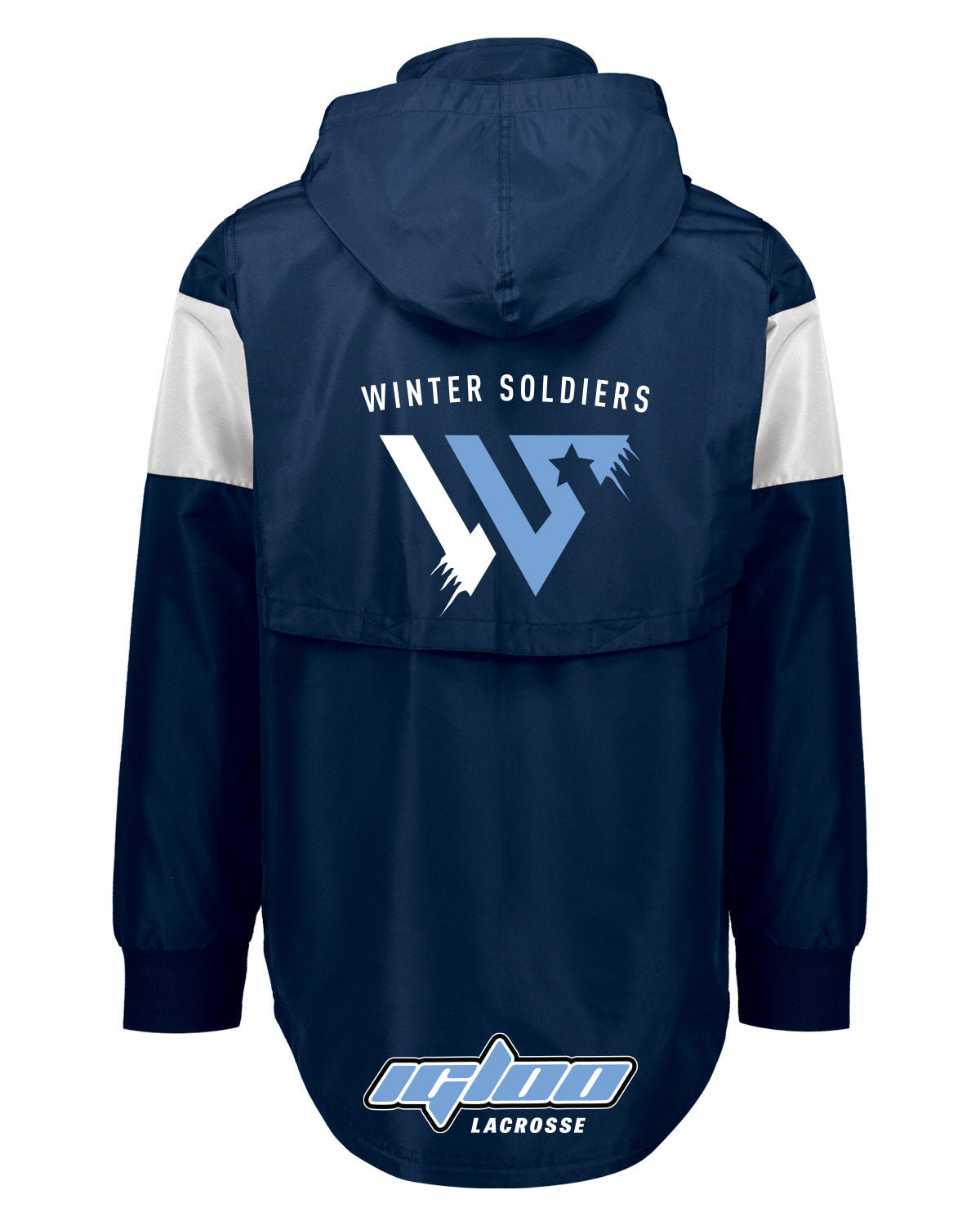 Winter Soldiers Igloo Lacrosse Full-Zip Embroidered Jacket