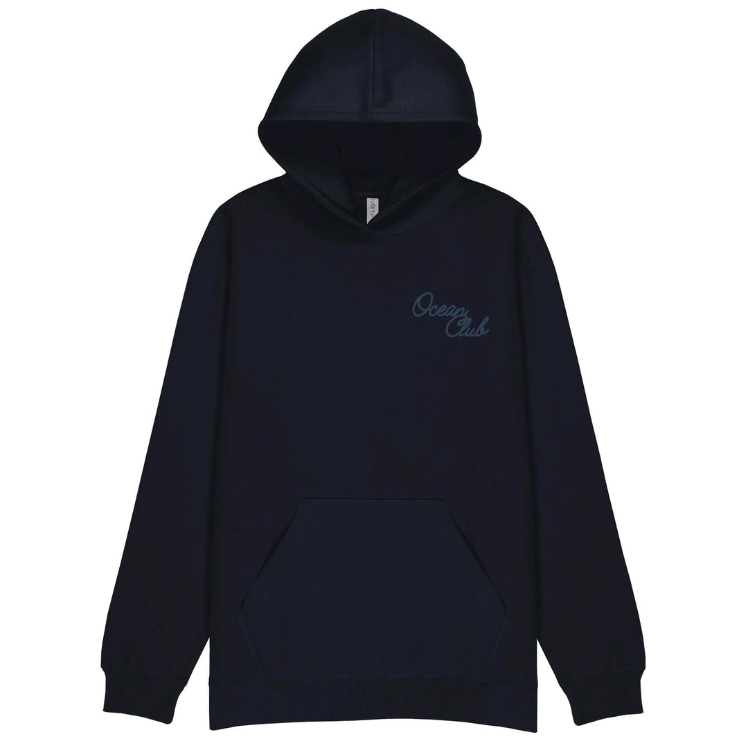 The Ocean Club Script MONO-TONE Women's Oversized Hoodie
