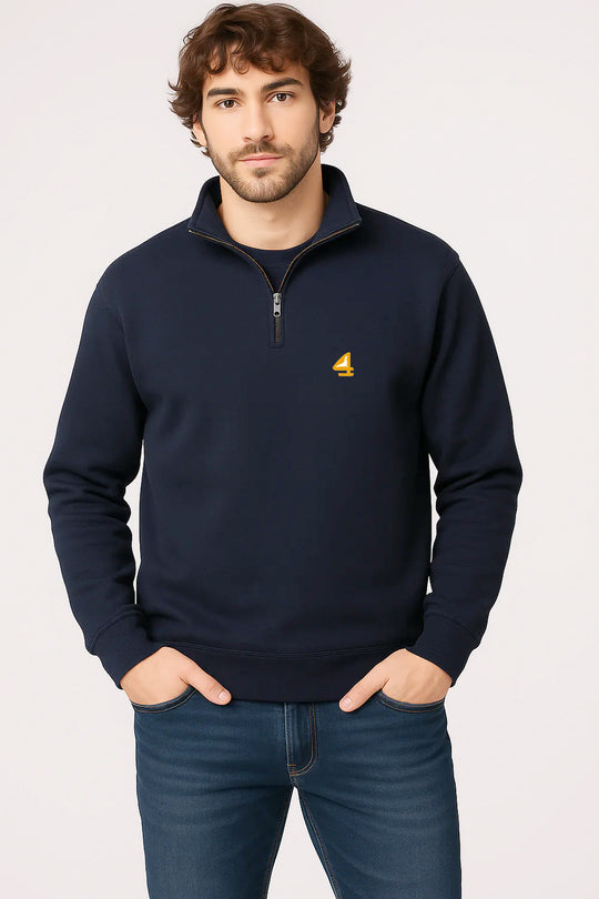 The Islander - 1/4 Zip Fleece Blend - Navy