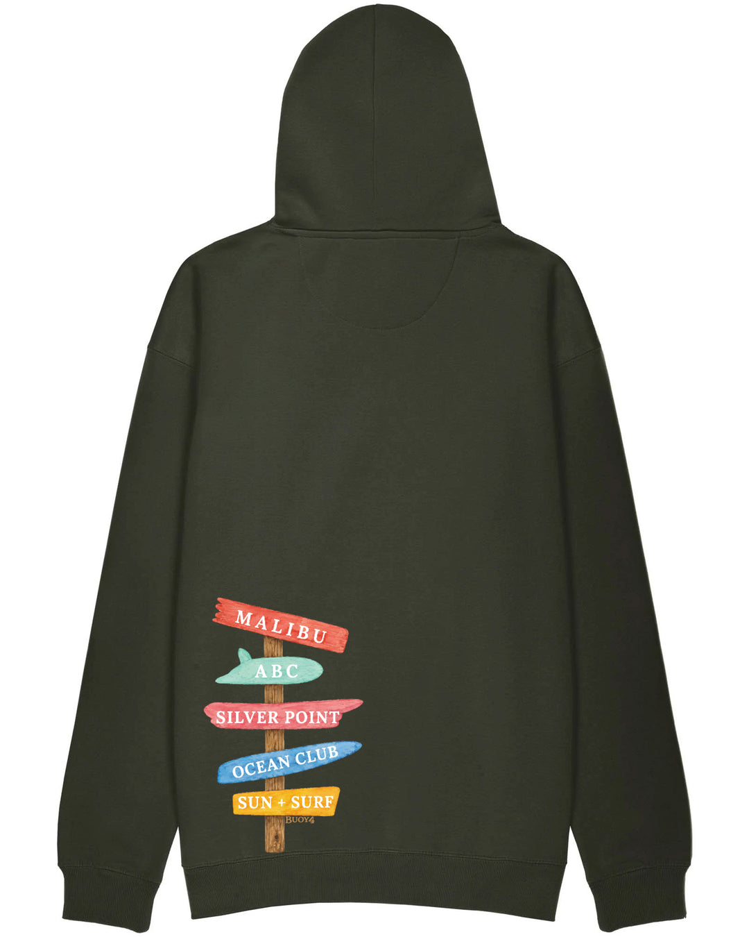 Buoy4 Welcome to Atlantic BEACH NY Oversized hoodie