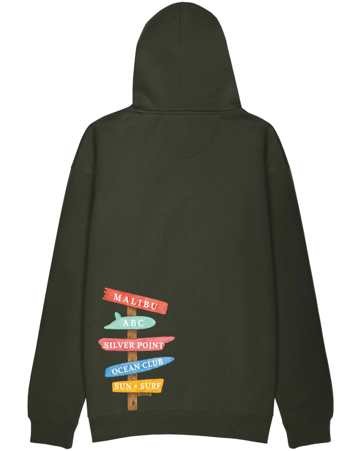Buoy4 Welcome to Atlantic BEACH NY Oversized hoodie