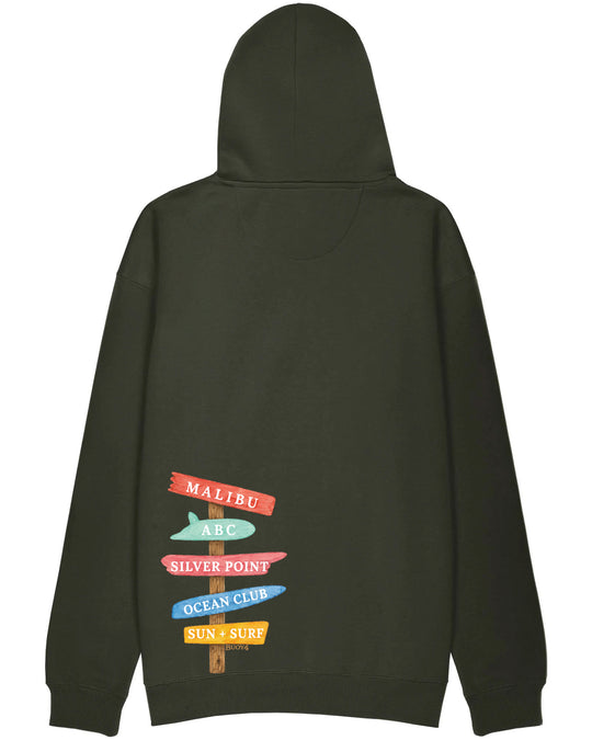 Buoy4 Welcome to Atlantic BEACH NY Oversized hoodie