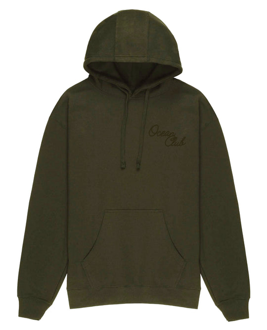 The Ocean Club Script MONO-TONE Unisex Oversized Hoodie